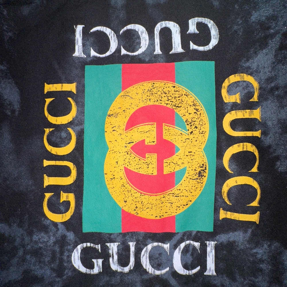 GUCCI Loved Studded Embroidered Sweatshirt M - Picture 13 of 15